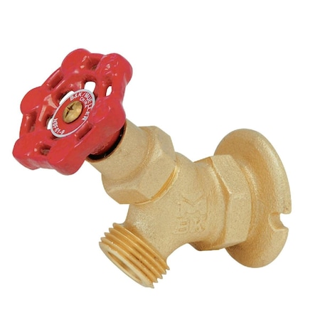 Proline 1/2 In. Brass Cast Iron Locking Lawn Sillcock 108-013